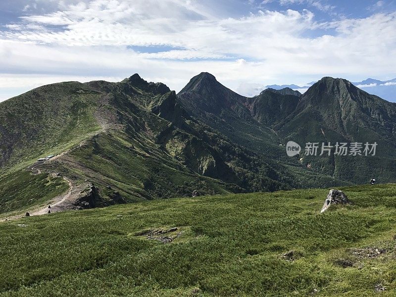 Mount Akadake (赤岳) of Yatsugatake in Japan (百名山)